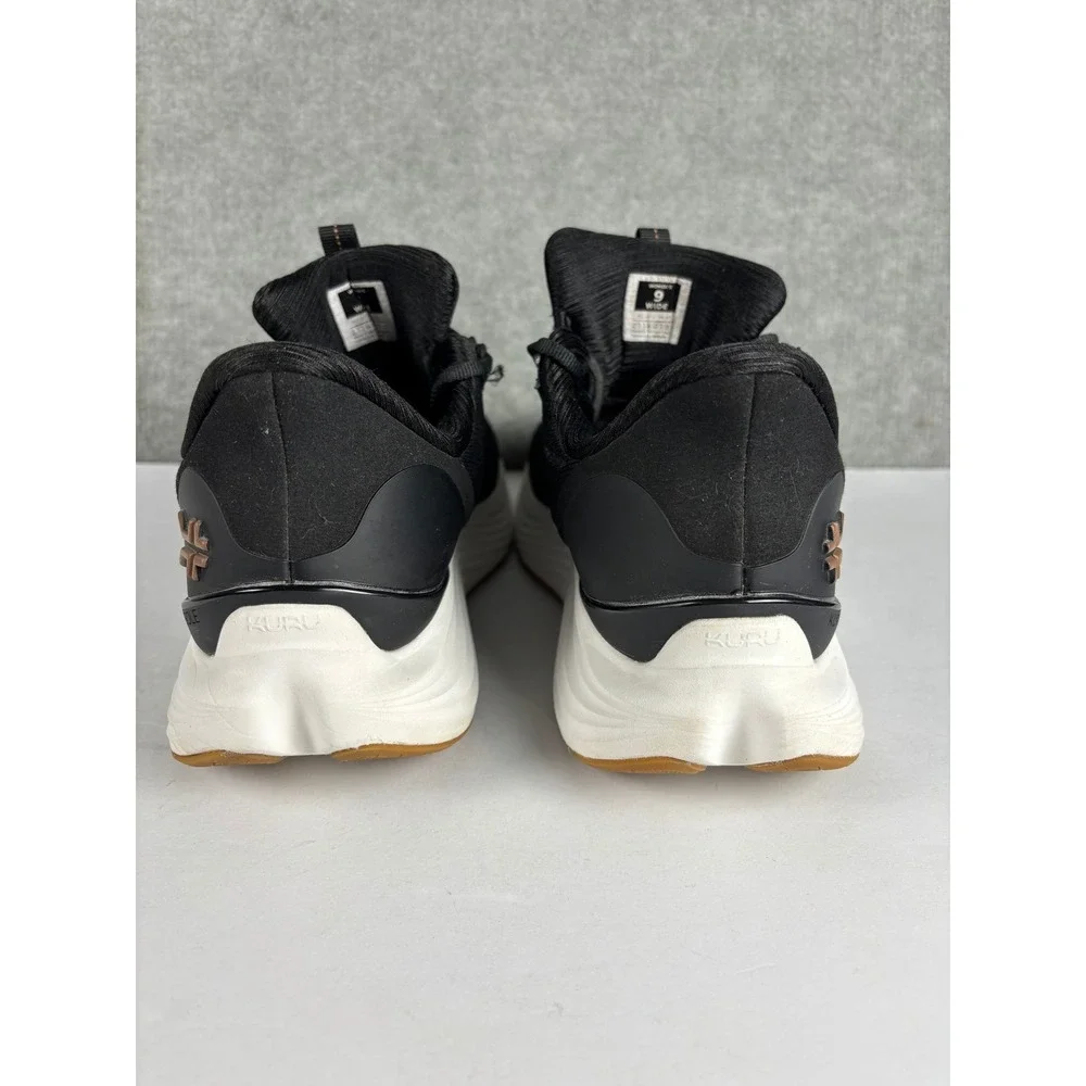 Kuru Atom 2 Athletic Walking Shoe Wide Width Size 9 Black Gum Sole